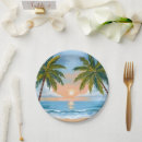 Search for beach wedding plates Sunset