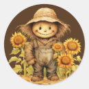 Search for scarecrow stickers Round