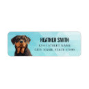 Search for rottweiler return address labels Cute