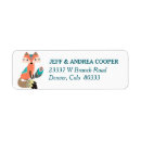 Search for woodland animals return address labels Boho
