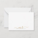 Search for stylish note cards Initials