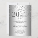 Recherche de 20ème invitations Élégant