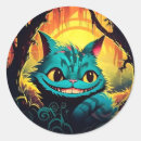 Search for cheshire cat stickers Alice in wonderland