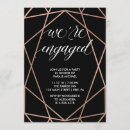 Search for geometric engagement party invitations We're engaged