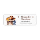 Search for cowboy hat return address labels Rodeo
