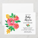 Recherche de cartoon baby shower invitations Rose