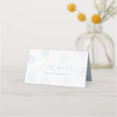 Search for snowflake place cards Baby shower