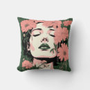 Recherche de belle femme coussins Fleurs