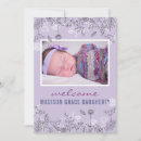 Search for floral birth announcement cards New parents