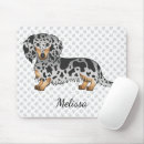 Search for long haired dog mousepads Doxie