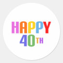 Search for 40 year old stickers Celebration