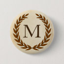 Search for initial m buttons Monogrammed