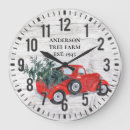 Recherche de camion rouge horloges Rustique