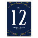Search for navy and gold table cards Simple