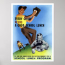Search for school lunch posters Food