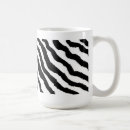 Search for black and white zebra stripes mugs Wild