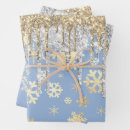 Search for blue and silver christmas wrapping paper Xmas
