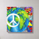 Recherche de paix monde posters Coloré