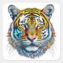 Recherche de visage tigre autocollants Animaux