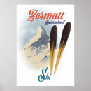 Recherche de zermatt suisse posters Ski