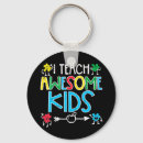 Search for awesome round keychains Teacher