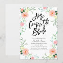 Search for here comes the bride invitations Flowers