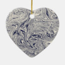 Search for marble heart ornaments White