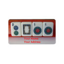 Search for soap return address labels Blue