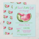 Search for watermelon baby shower invitations Pink and green