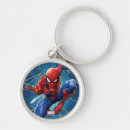 Search for comic keychains Spiderman