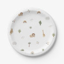 Search for elephant birthday plates Boy baby shower