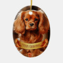Search for cavalier king charles ornaments Cavie