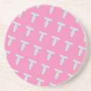Search for pink letters coasters Glitter