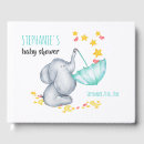Search for elephant guest books Elephant baby shower