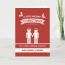 Search for lesbian couple christmas cards Red