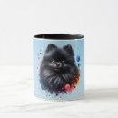 Search for pomeranian mugs Watercolor