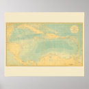 Search for caribbean map posters Nautical