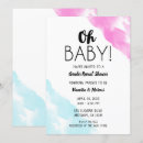 Search for twin gender reveal invitations Modern