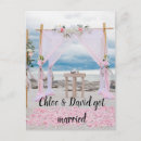 Search for announcement postcards We got married