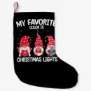Search for gnome christmas stockings Santa