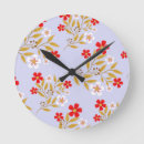 Recherche de style vintage horloges Floral