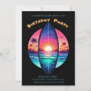 Search for surfboard birthday invitations Beach