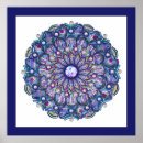 Recherche de elegant mandala posters Bleu