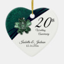 Search for 20th wedding anniversary ornaments Married