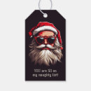 Search for unique christmas gift tags Santa