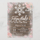 Search for a little snowflake baby shower invitations Is on the way