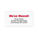 Search for houses return address labels Moving