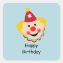 Search for clown face stickers Circus