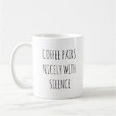 Recherche de silence tasses Café