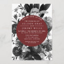 Search for burgundy flowers geometric wedding invitations Floral